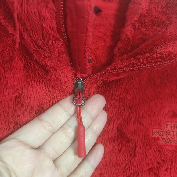 The North Face Tech-Osito full-zip fleece jacket, Rambutan Pink/Red women's sz S - Picture 6 of 10